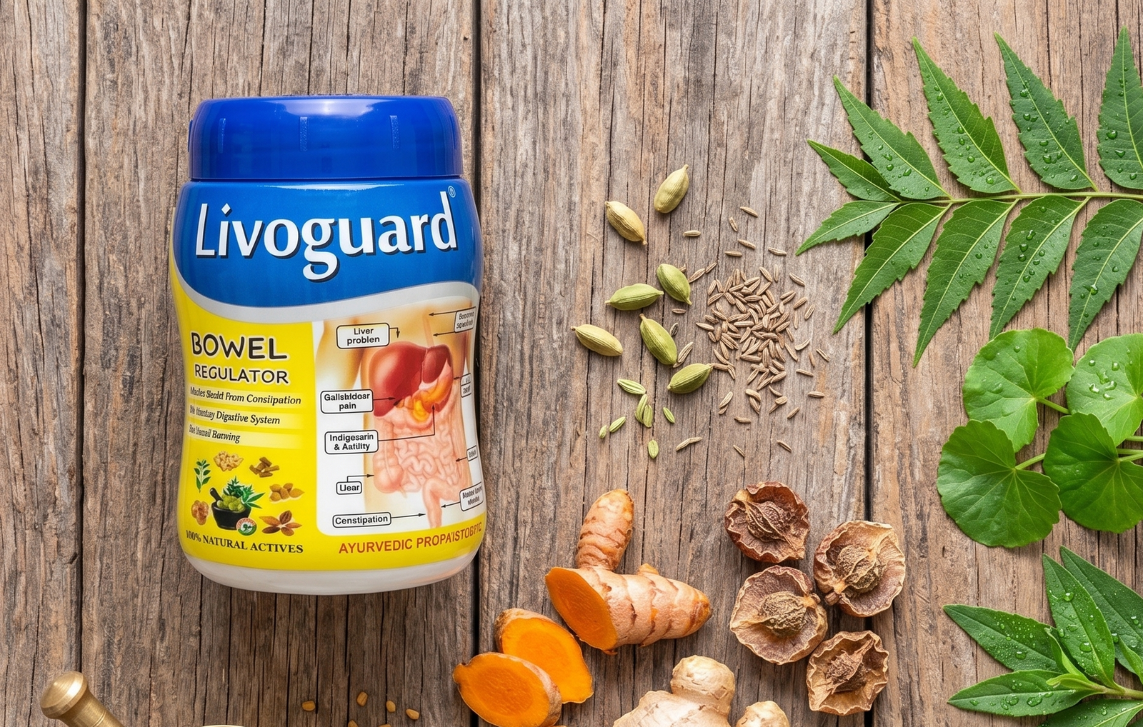 Livo Guard Ayurvedic Liver Support & Detox Supplement – 100g (1 Pack) | Promotes Healthy Digestion & Metabolism - Image 3